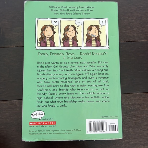 Tween graphic novel bundle Smile, Positively Izzy, Sisters, Real Friends, Drama - Picture 6 of 8